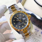 Men's Luxury Watch Black Diamond Dial