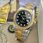 Men's Luxury Watch Black Diamond Dial