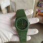 olive green Carbon Fiber men Watch 45mm